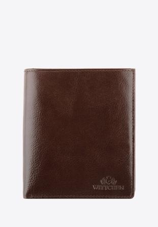 Męski portfel skórzany duży, brązowy, 21-1-139-L4, Zdjęcie 1
