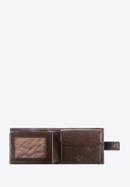 Męski portfel skórzany klasyczny, ciemny brąz, 10-1-038-4, Zdjęcie 3