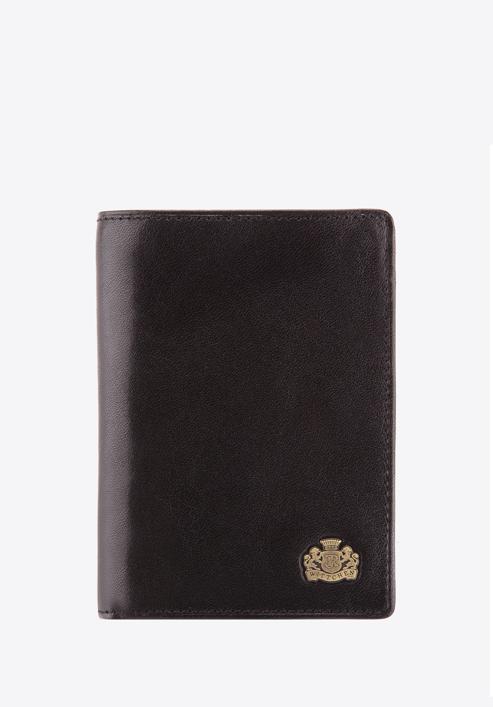 Męski portfel skórzany mały, czarny, 10-1-023-4, Zdjęcie 100