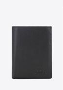 Męski portfel skórzany pionowy, czarny, 02-1-265-5L, Zdjęcie 1