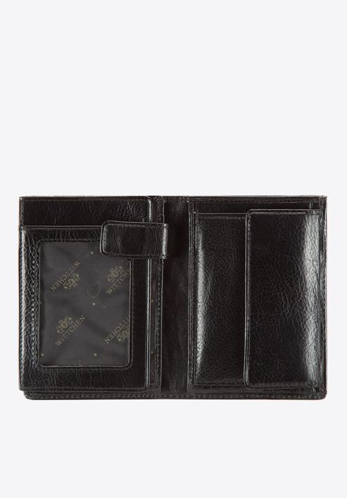 Męski portfel skórzany praktyczny, czarny, 21-1-265-L4, Zdjęcie 2