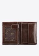 Męski portfel skórzany praktyczny, brązowy, 21-1-265-40L, Zdjęcie 2