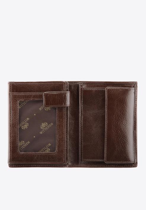 Męski portfel skórzany praktyczny, brązowy, 21-1-265-L1, Zdjęcie 2