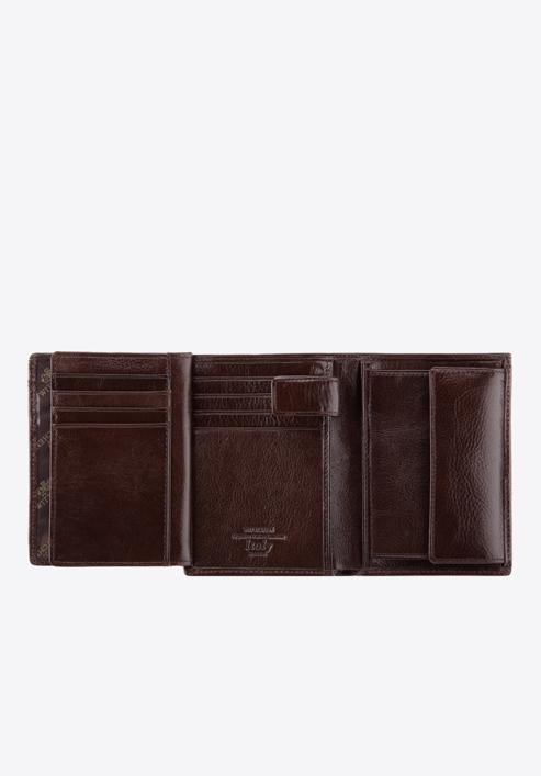 Męski portfel skórzany praktyczny, brązowy, 21-1-265-1, Zdjęcie 4