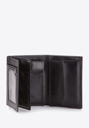 Męski portfel skórzany praktyczny, czarny, 21-1-265-1, Zdjęcie 1