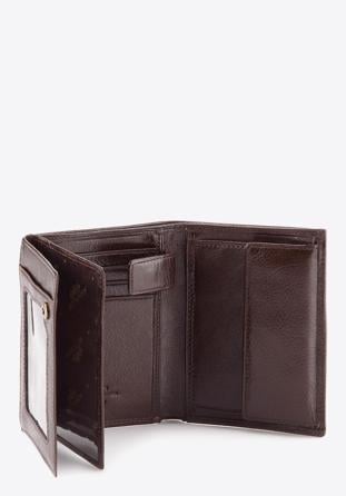 Męski portfel skórzany praktyczny, brązowy, 21-1-265-4, Zdjęcie 1