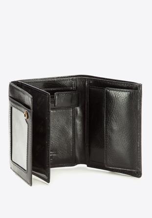Męski portfel skórzany praktyczny, czarny, 21-1-265-L1, Zdjęcie 1