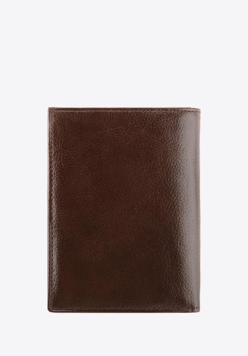 Męski portfel skórzany praktyczny, brązowy, 21-1-265-40L, Zdjęcie 6