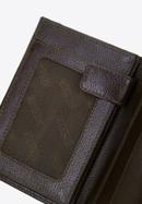 Męski portfel skórzany praktyczny, brązowo-złoty, 21-1-265-40L, Zdjęcie 7