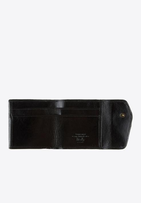 Męski portfel skórzany kwadratowy, czarny, 21-1-088-1, Zdjęcie 2