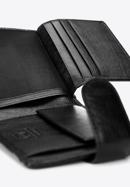 Men's leather bi-fold wallet, black, 21-1-120-40L, Photo 5