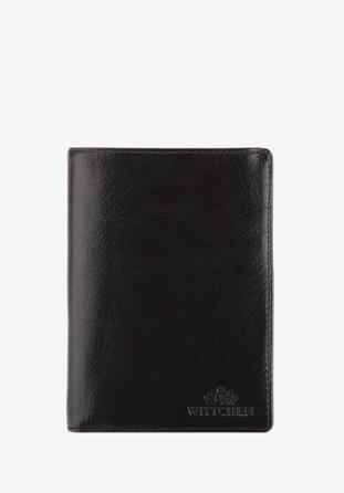 Męski portfel skórzany średni, czarny, 21-1-020-10, Zdjęcie 1