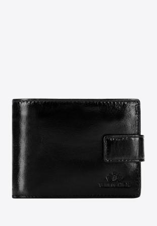Męski portfel skórzany średni, czarny, 21-1-038-10, Zdjęcie 1