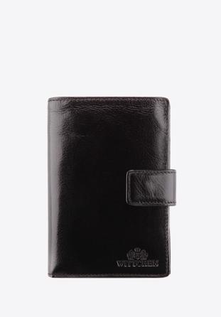 Męski portfel skórzany średni, czarny, 21-1-291-10, Zdjęcie 1