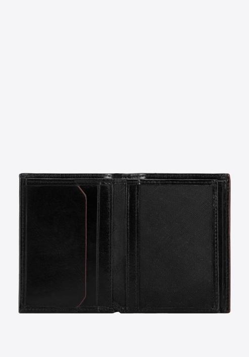 Men's small leather wallet, black, 26-1-454-1, Photo 3