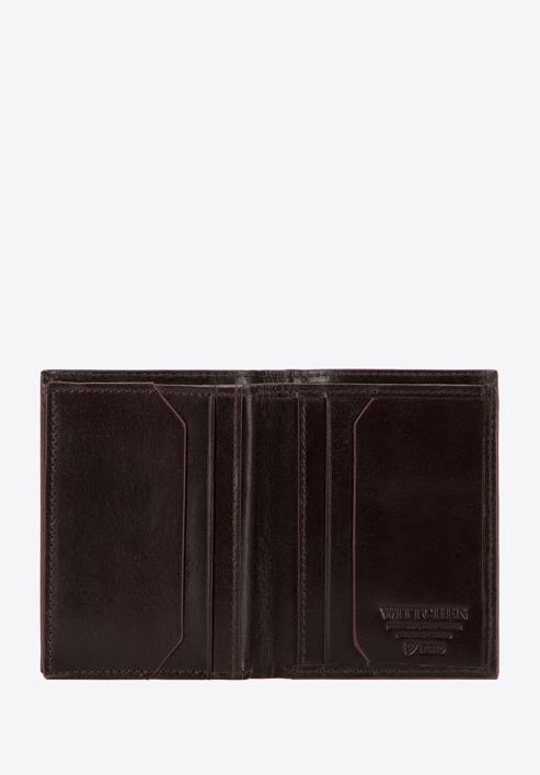 Men's small leather wallet, brown, 26-1-454-1, Photo 3