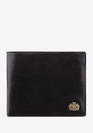 Męski portfel skórzany z dwoma suwakami, czarny, 10-1-040-1, Zdjęcie 1