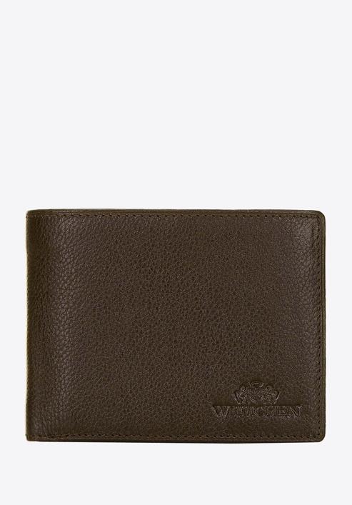 Męski portfel skórzany z ochroną kart, brązowy, 21-1-046-40L, Zdjęcie 1