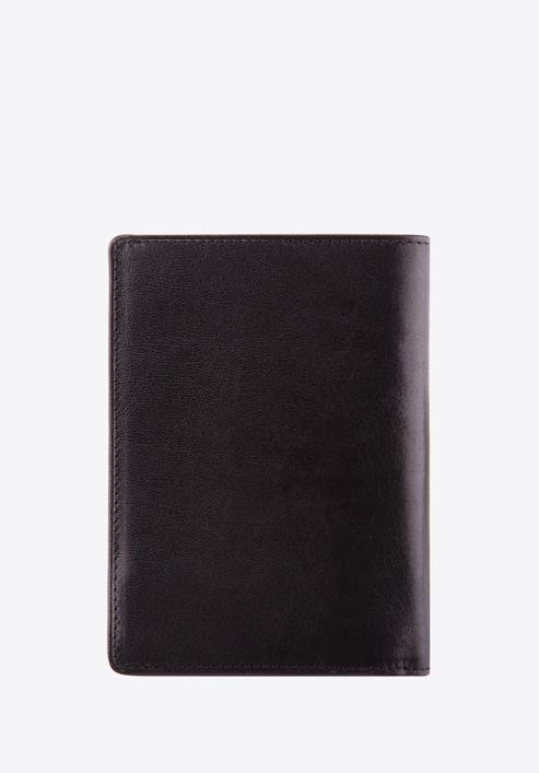 Męski portfel skórzany z podzielonym wnętrzem, czarny, 10-1-020-1, Zdjęcie 5