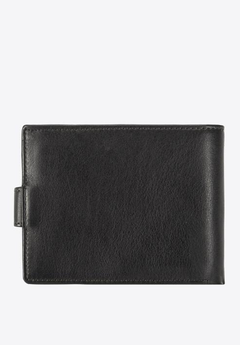 Męski portfel skórzany z przezroczystym panelem, czarny, 14-1-038-L41, Zdjęcie 5