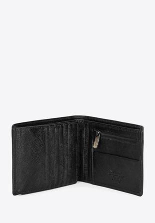 Men's leather tri-fold wallet, black, 21-1-262-10L, Photo 1