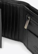 Męski portfel skórzany z rozkładanym panelem, czarny, 21-1-262-10, Zdjęcie 5