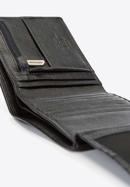 Men's leather tri-fold wallet, black, 21-1-262-10L, Photo 7