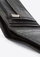 Men's leather tri-fold wallet, black, 21-1-262-10, Photo 8