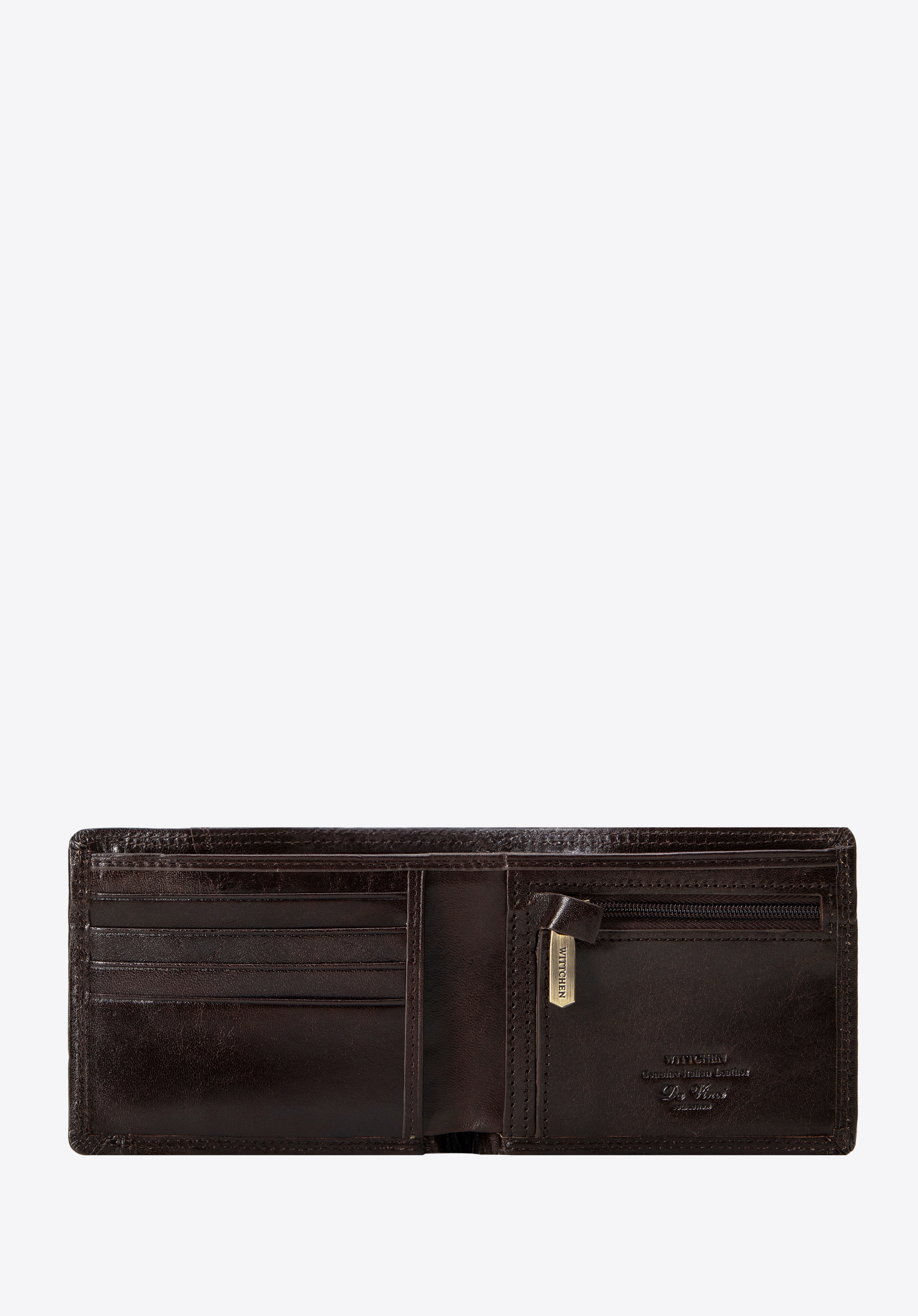 Men's leather wallet with removable panel, brown, 39-1-267-3L, Photo 1
