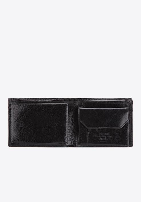 Męski portfel skórzany z wyjmowanym panelem, czarny, 21-1-019-10, Zdjęcie 2