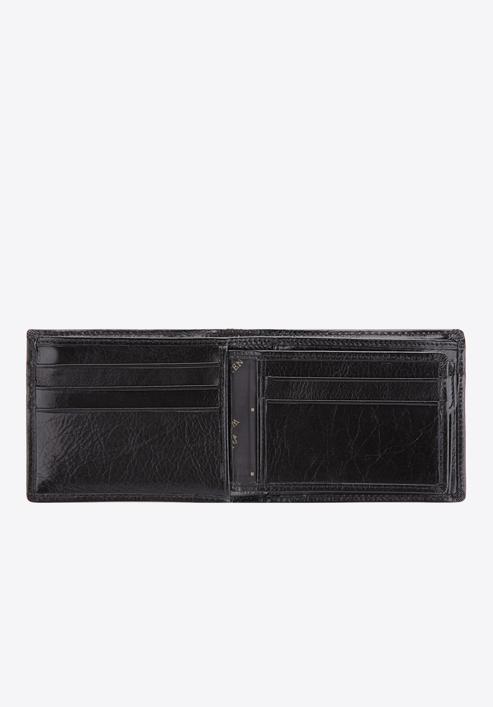 Męski portfel skórzany z wyjmowanym panelem, czarny, 21-1-019-44L, Zdjęcie 3