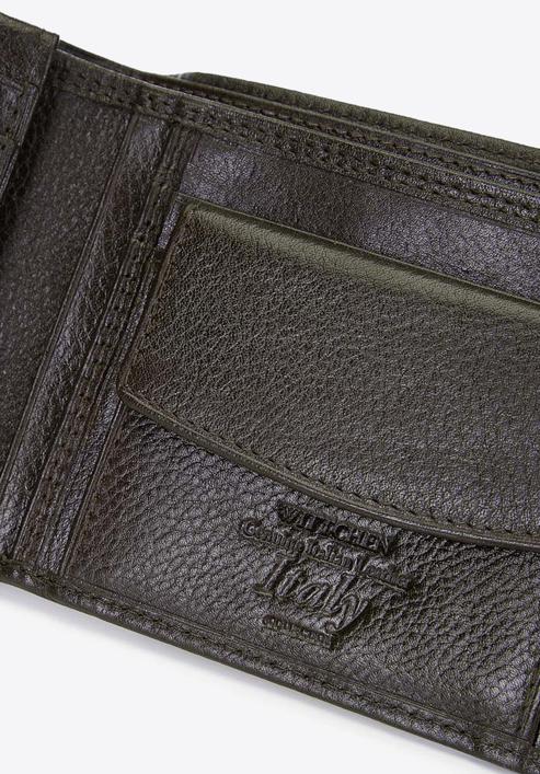 Męski portfel skórzany z wykładanym panelem, brązowy, 21-1-039-40L, Zdjęcie 5