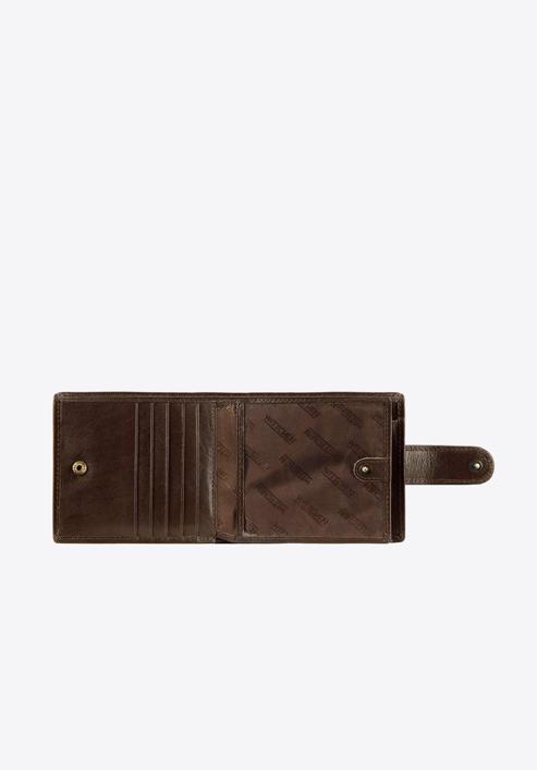 Men's leather press stud wallet, brown, 21-1-125-40, Photo 2