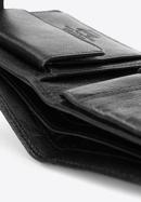 Men's leather press stud wallet, black, 21-1-125-40, Photo 5