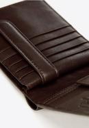 Men's leather press stud wallet, brown, 21-1-125-40, Photo 6