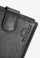 Men's leather press stud wallet, black, 21-1-125-40, Photo 7