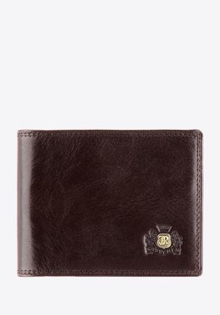 Męski portfel z herbem średni