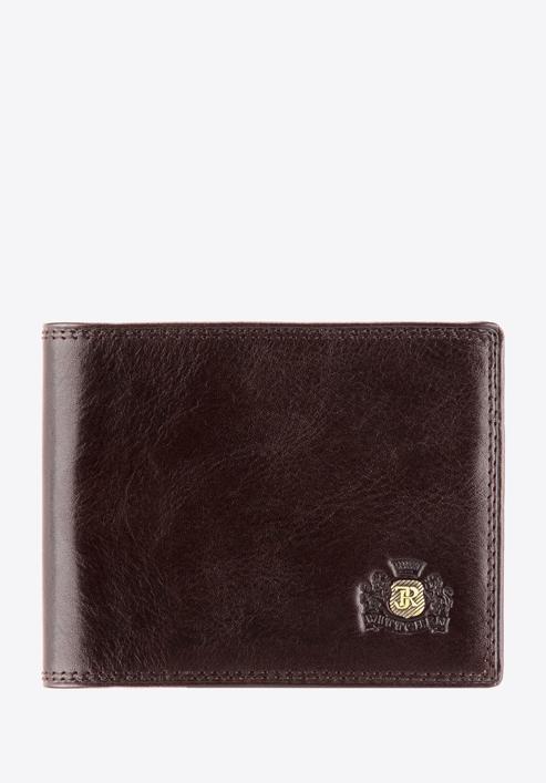 Męski portfel z herbem średni, brązowy, 39-1-173-1, Zdjęcie 1