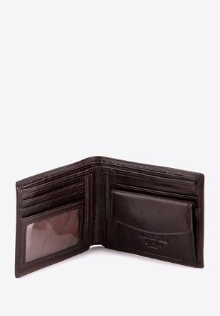 Męski portfel z herbem średni, brązowy, 39-1-173-3, Zdjęcie 1