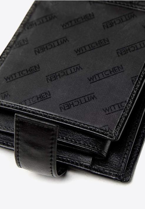 Men's large wallet, black, 21-1-216-10, Photo 5