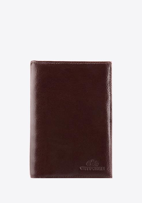 Męski portfel ze skóry klasyczny, brązowy, 21-1-033-4, Zdjęcie 1