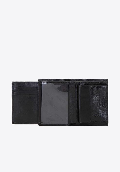 Męski portfel ze skóry mały, czarny, 21-1-023-10, Zdjęcie 3