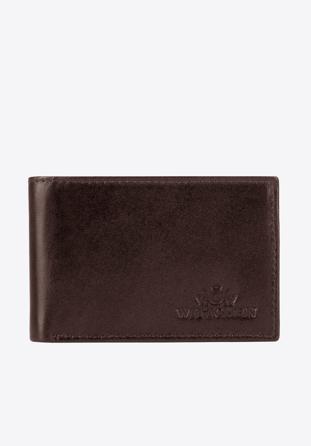Męski portfel ze skóry minimalistyczny, brązowy, 26-1-421-4, Zdjęcie 1