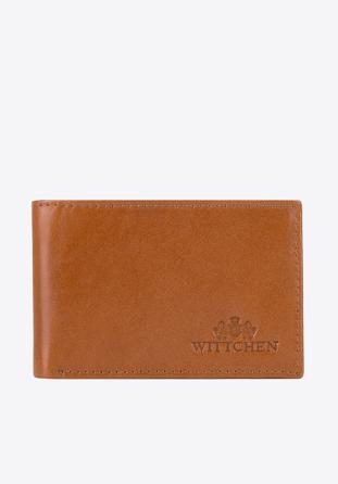Męski portfel ze skóry minimalistyczny, jasny brąz, 26-1-421-5, Zdjęcie 1