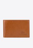 Męski portfel ze skóry minimalistyczny, jasny brąz, 26-1-421-4, Zdjęcie 1