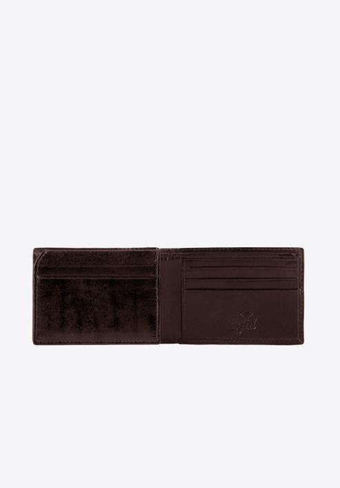 Męski portfel ze skóry minimalistyczny, brązowy, 26-1-421-4, Zdjęcie 2