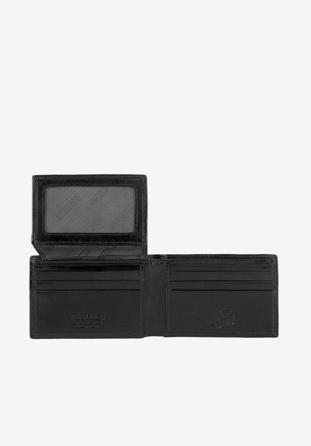 Męski portfel ze skóry minimalistyczny, czarny, 26-1-421-1, Zdjęcie 1