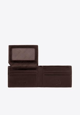 Męski portfel ze skóry minimalistyczny, brązowy, 26-1-421-4, Zdjęcie 1