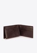 Męski portfel ze skóry minimalistyczny, brązowy, 26-1-421-4, Zdjęcie 4