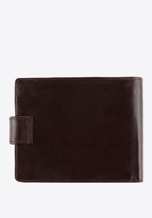 Męski portfel ze skóry poziomy, ciemny brąz, 10-1-120-4, Zdjęcie 5